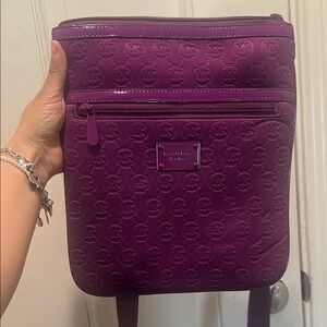 Michael Kors Purple crossbody with Elegant Design